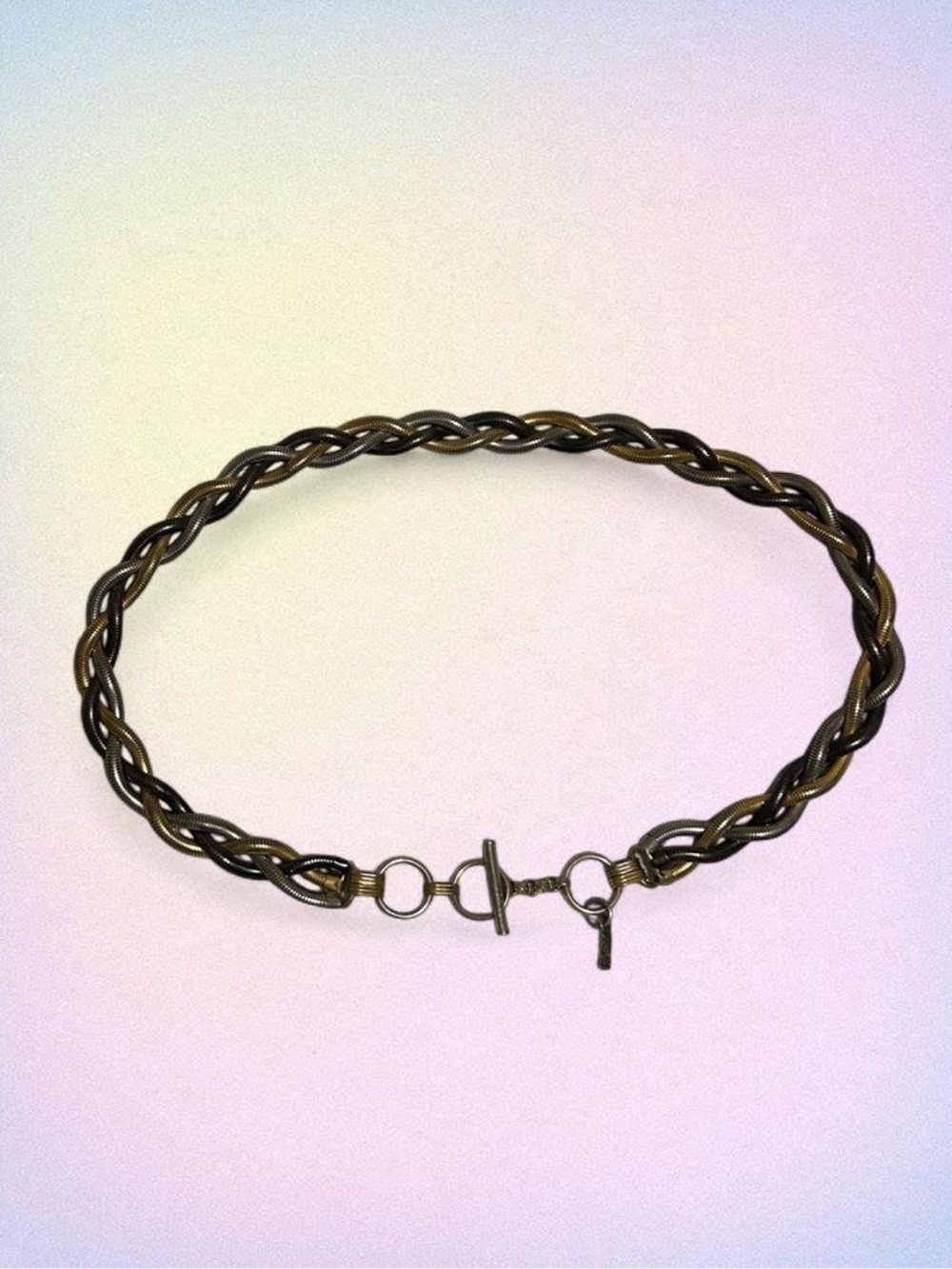 YSL Tri Tone Metal Belt